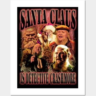 Santa Claus is Detective Crashmore Posters and Art